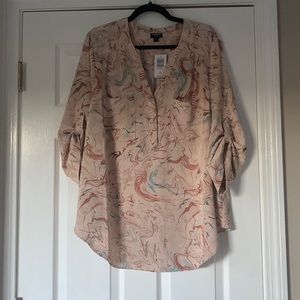 Torrid multicolor Harper blouse